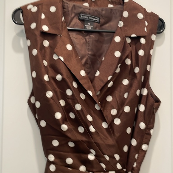 Jessica Howard Vintage Pretty Woman Poka-dot SZ 16 - Picture 3 of 8